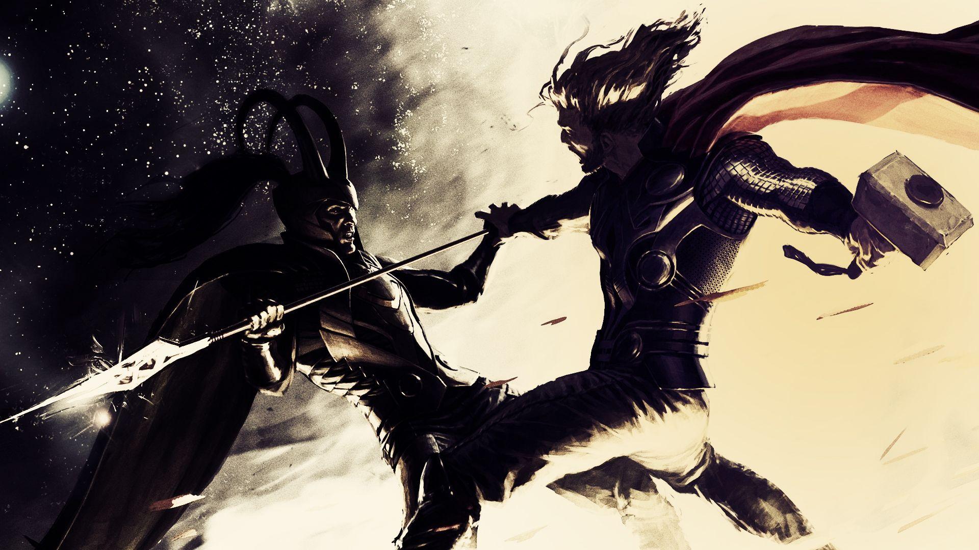 Thor Digital Art Wallpaper 6126 1920x1080 px