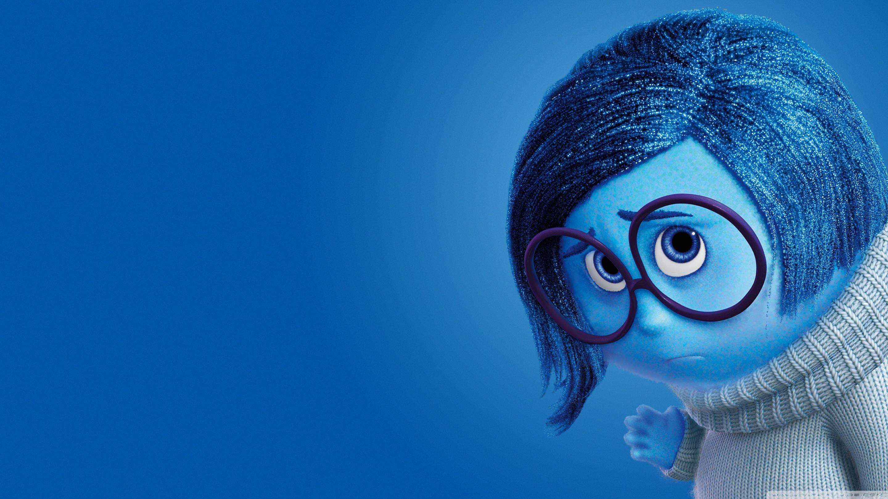 Inside Out Sadness, Pixar ❤ 4K HD Desktop Wallpaper