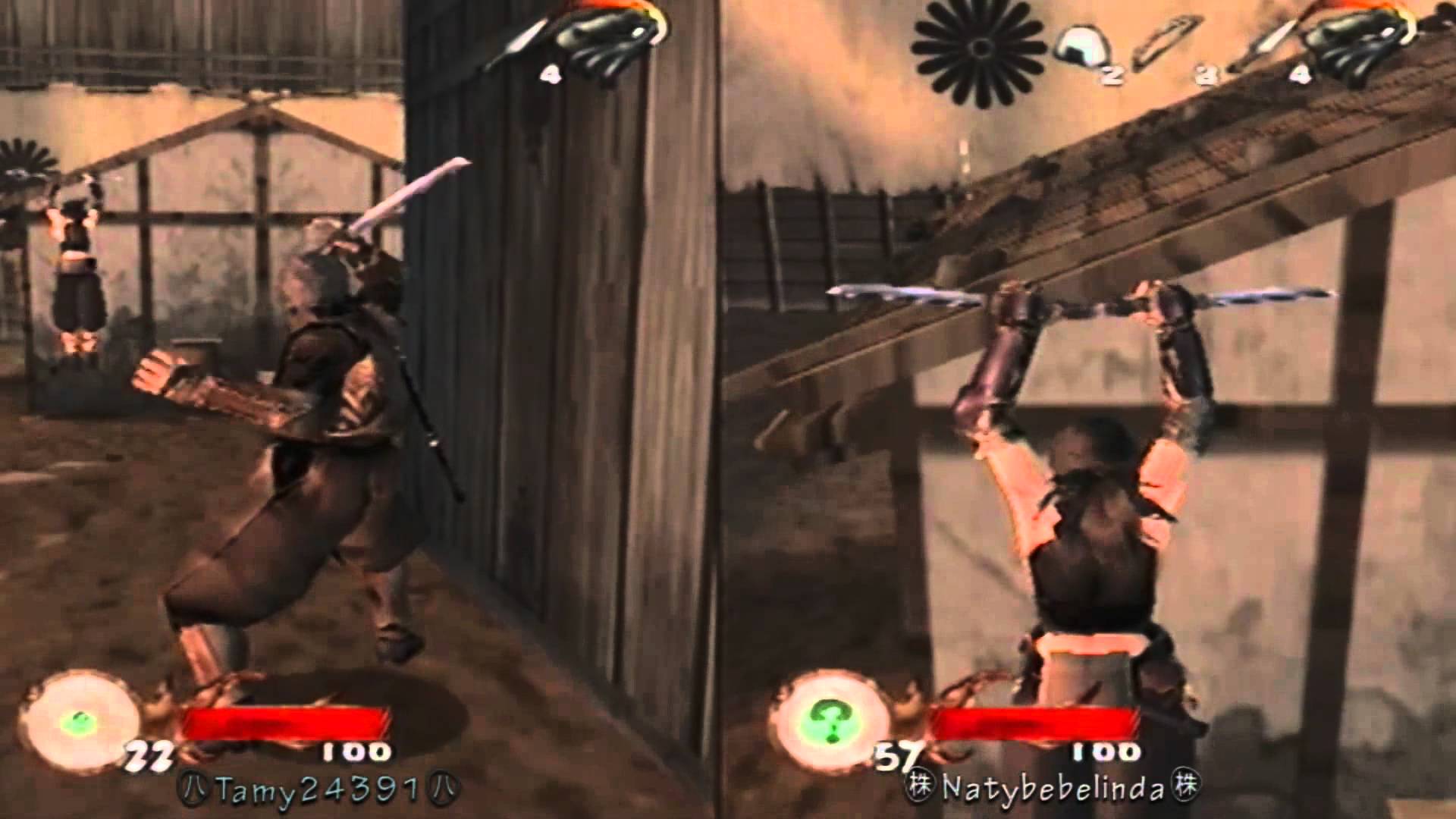 Tenchu: Wrath Of Heaven PS2 Multiplayer Coop Mission 2 Fort ω