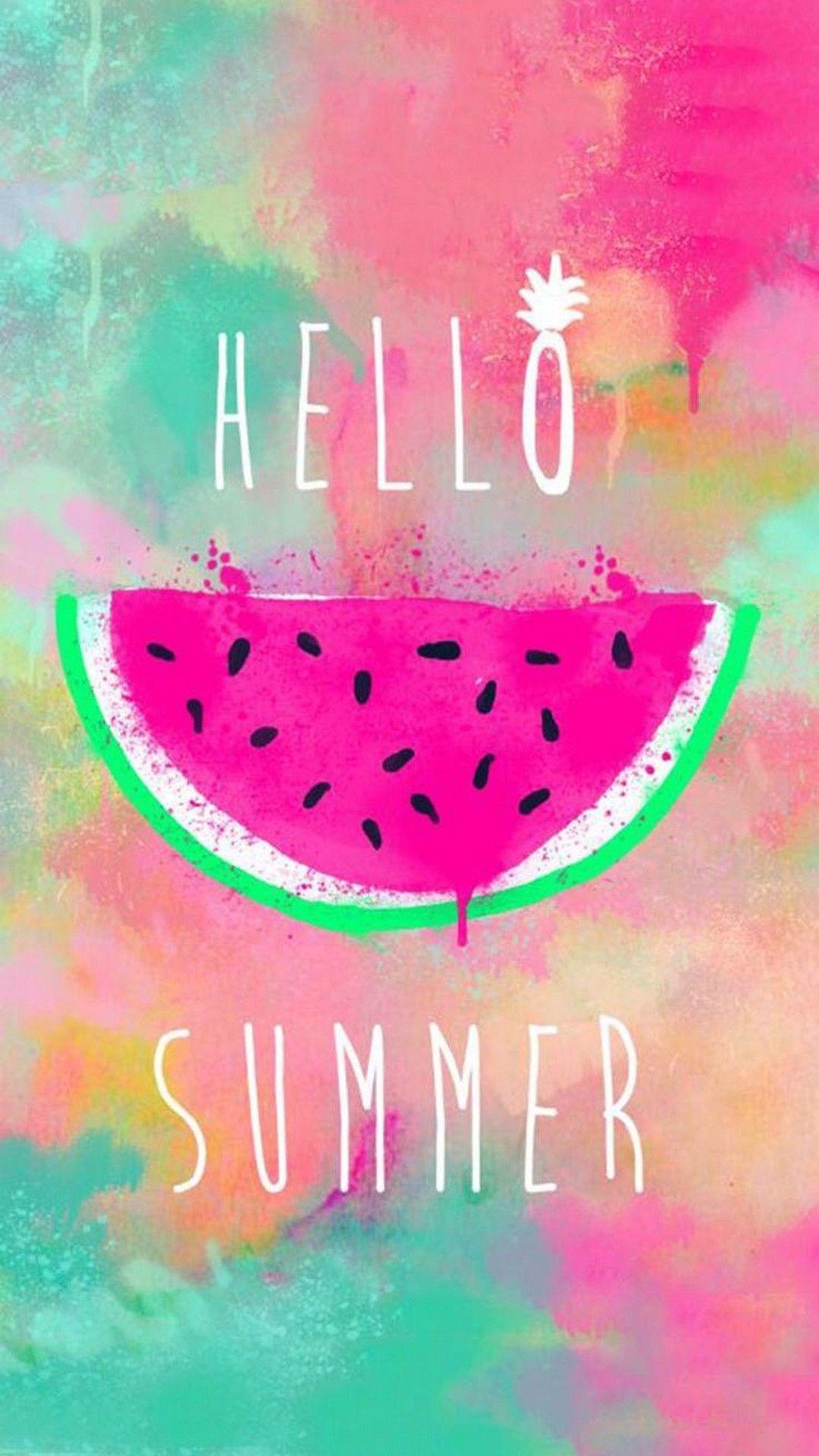 Hello Summer Cute Girly Wallpaper Android is best high definition wallpaper image. You can use t. Cute summer wallpaper, iPhone wallpaper girly, Summer wallpaper