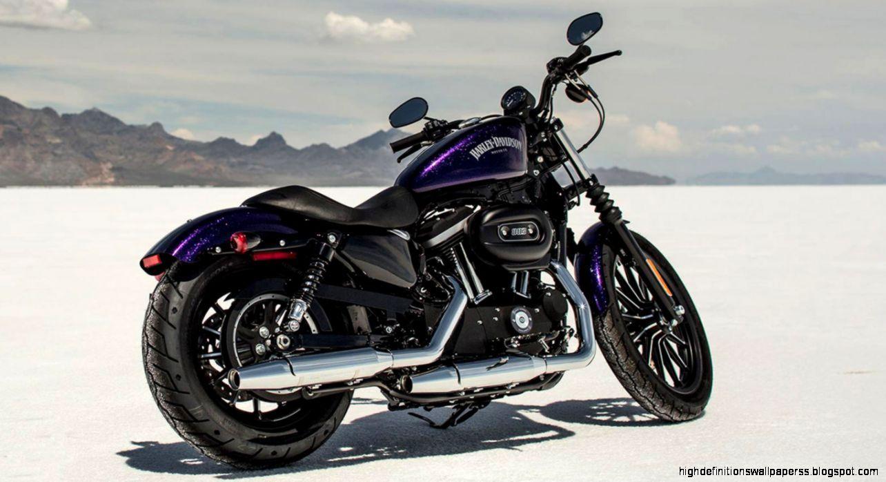 Harley Davidson Iron 883 Black HD Wallpaper Desktop. High