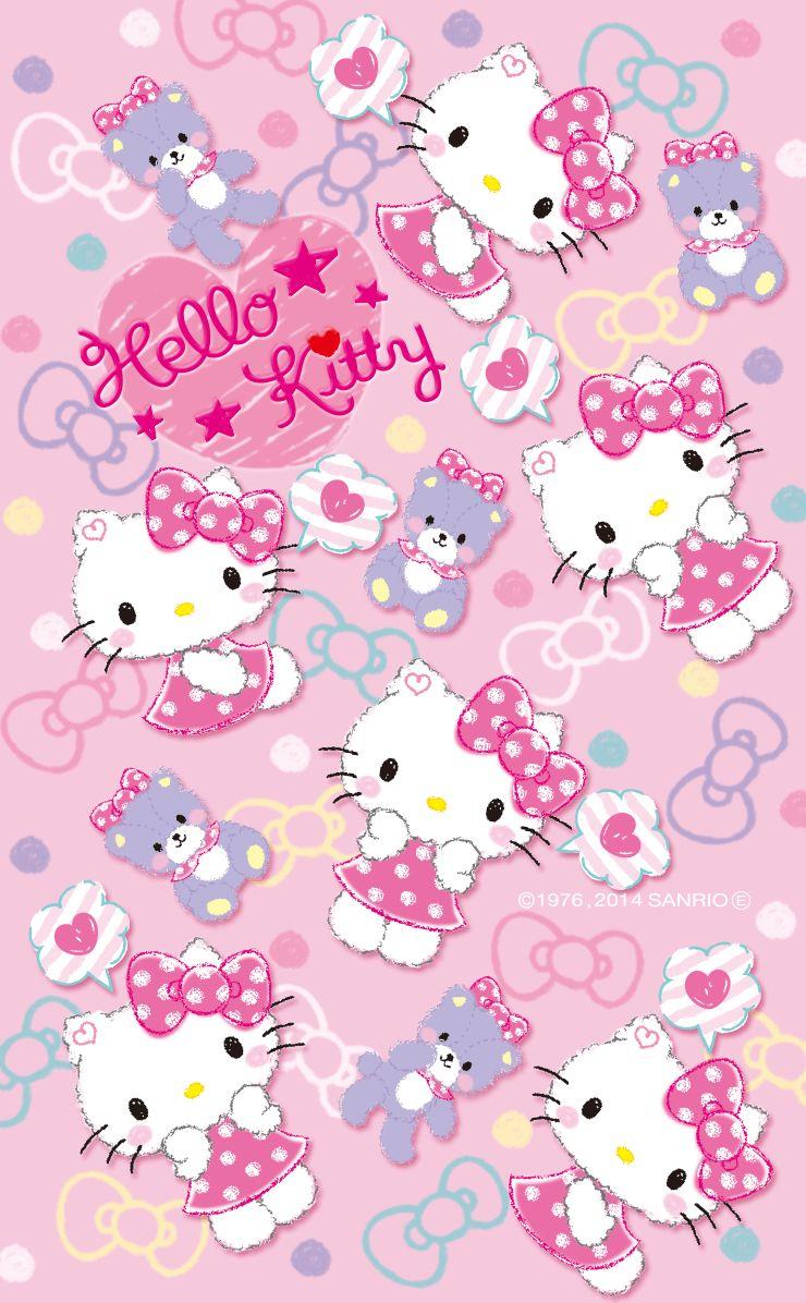 Hello Kitty Wallpaper.By Artist Unknown. Kartun