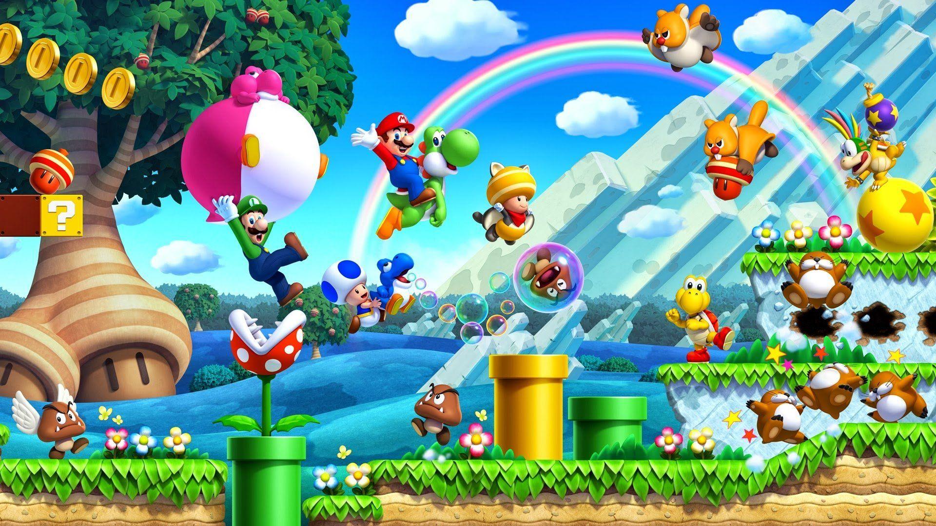 New Super Mario Bros. U Wallpaper Full HD Wallpaper and Background