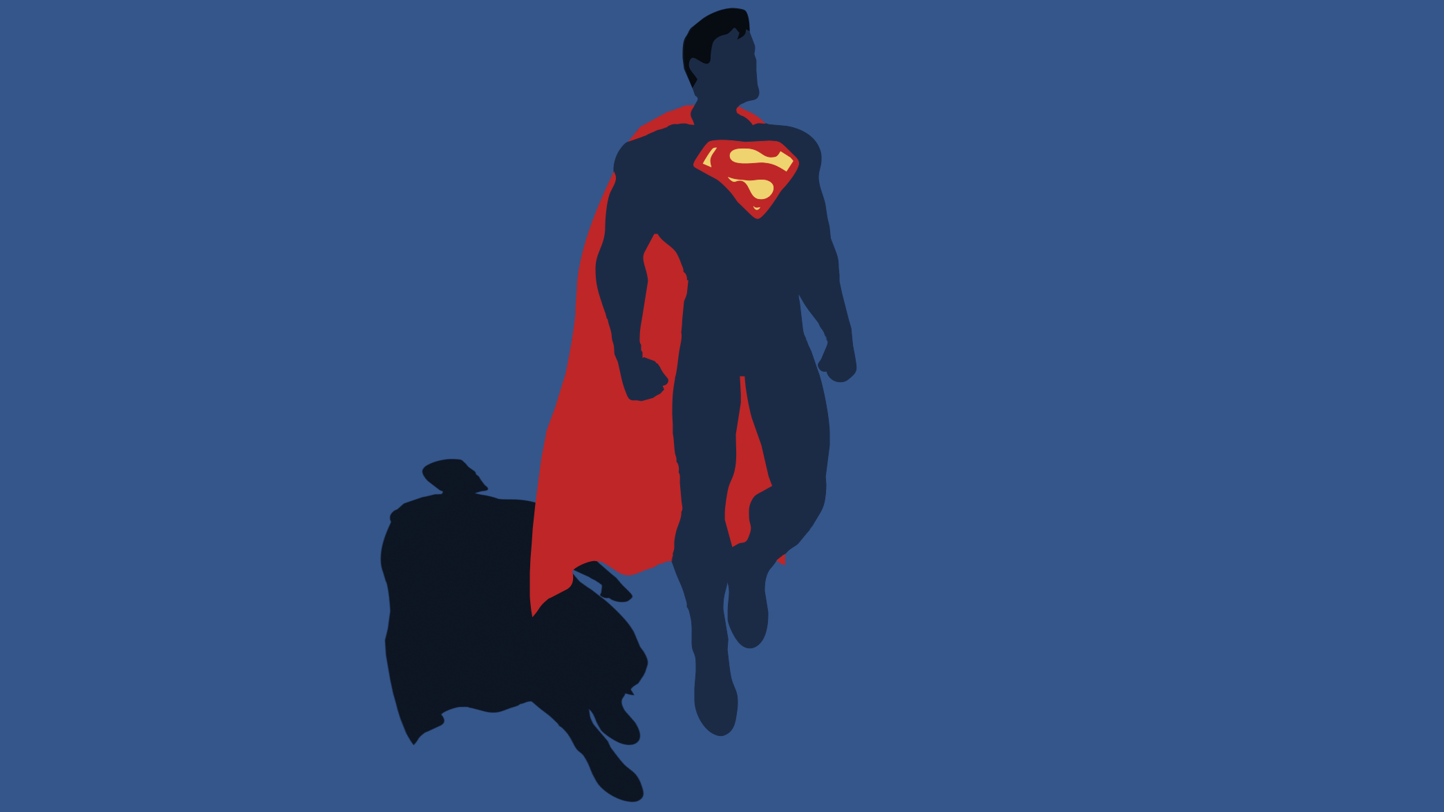 Superman with Logo High Quality Wallpaper 965