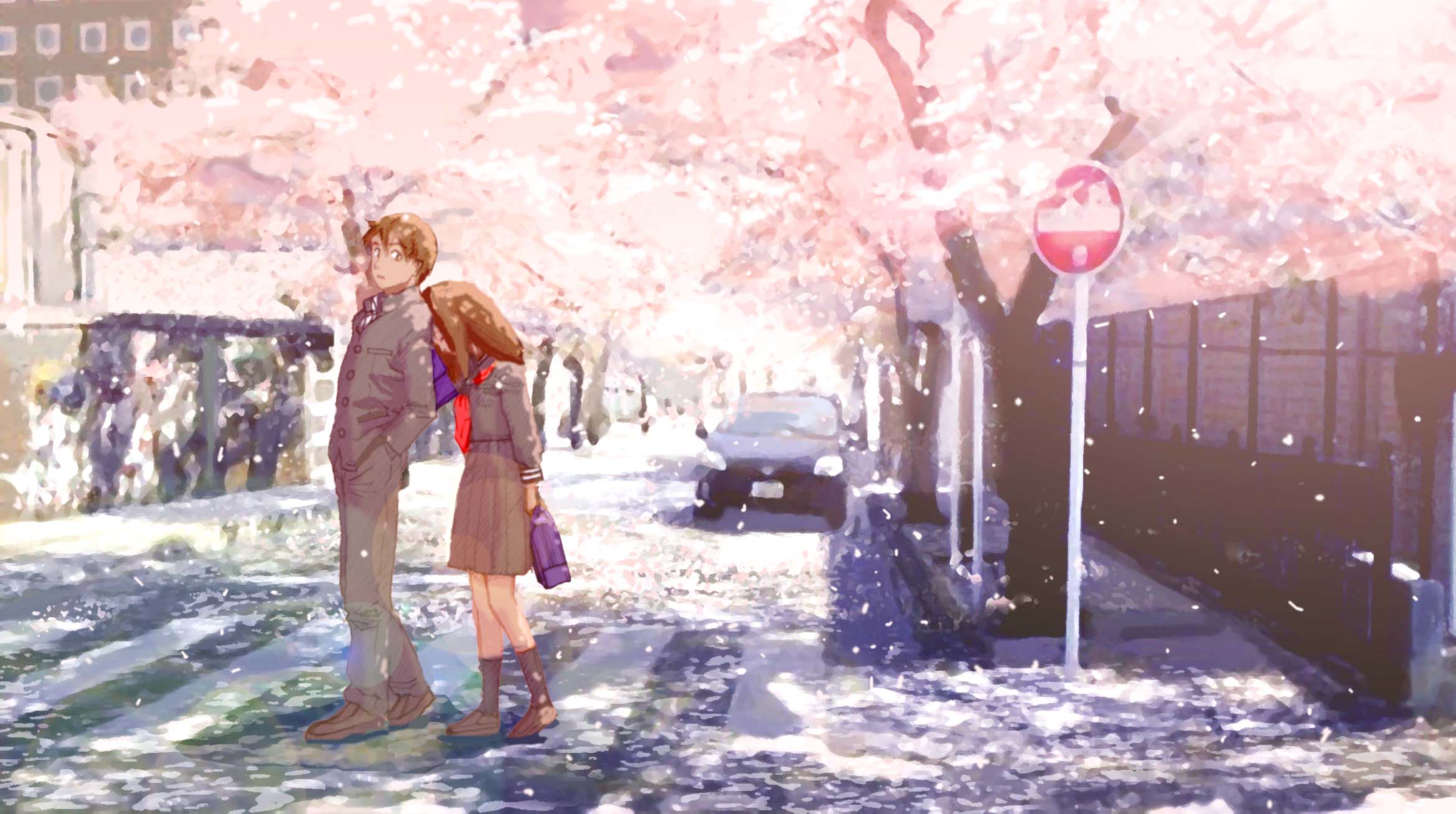 Romantic Anime Wallpaperx1307
