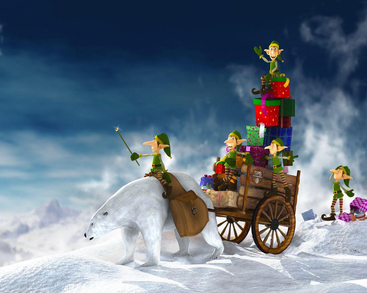 3D Animated Christmas Desktop Wallpaper. Some more collection is