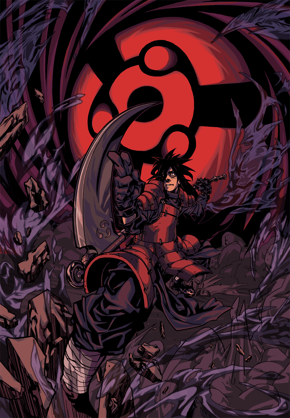 Uchiha Madara por dragoninstall. Naruto. Naruto and Anime