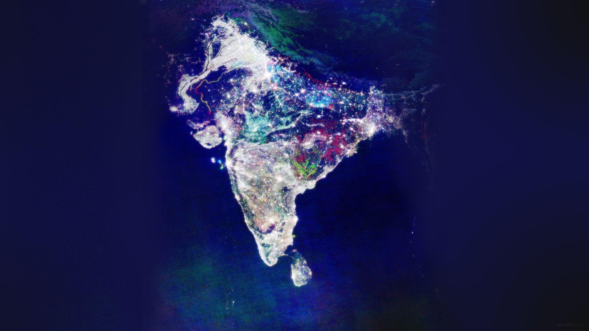 Indian Map HD Image