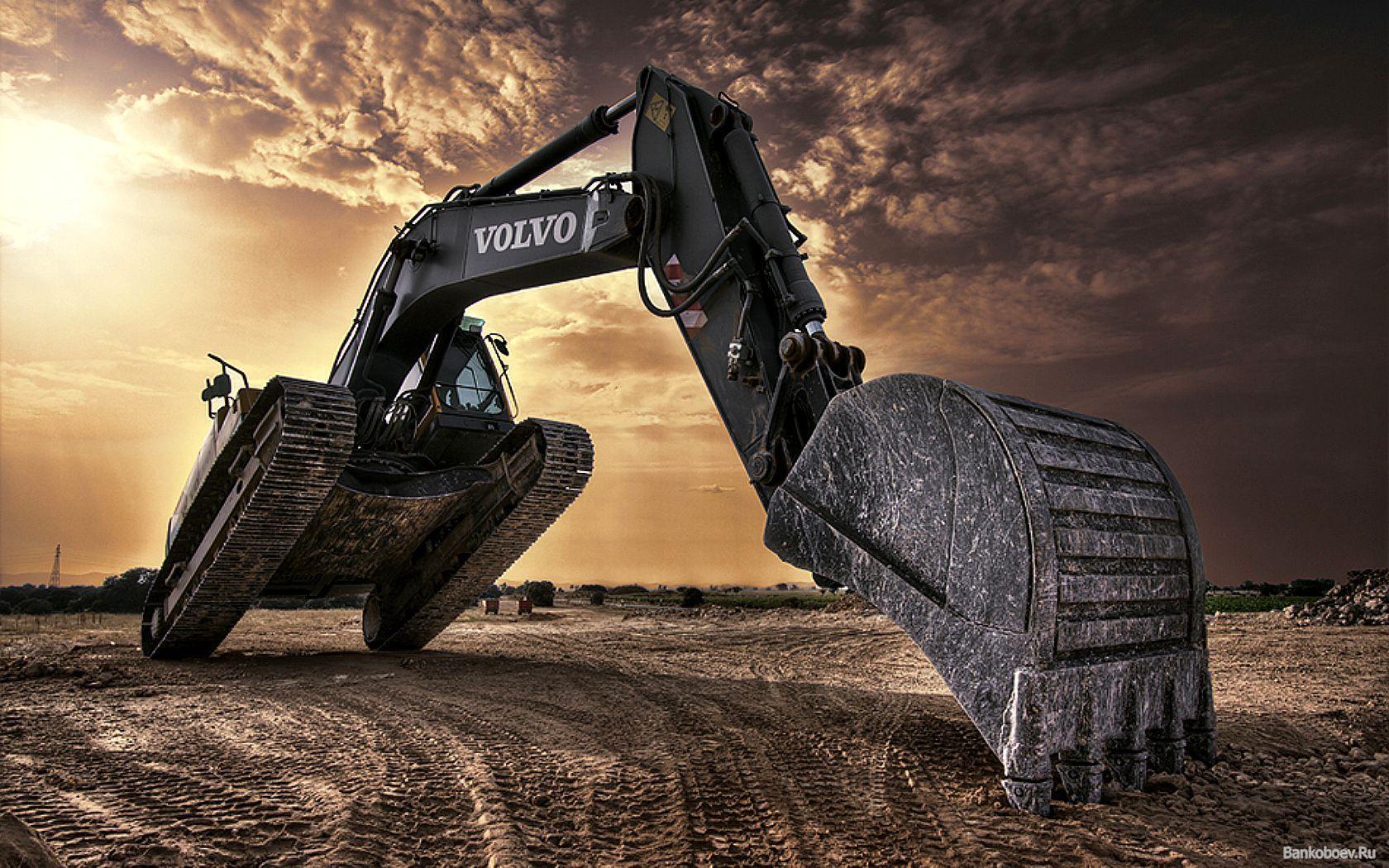 Volvo Excavator Excovator HD Attractive Wallpaper High Definition