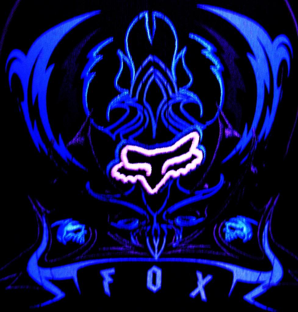 Blue Fox Racing Logo Background