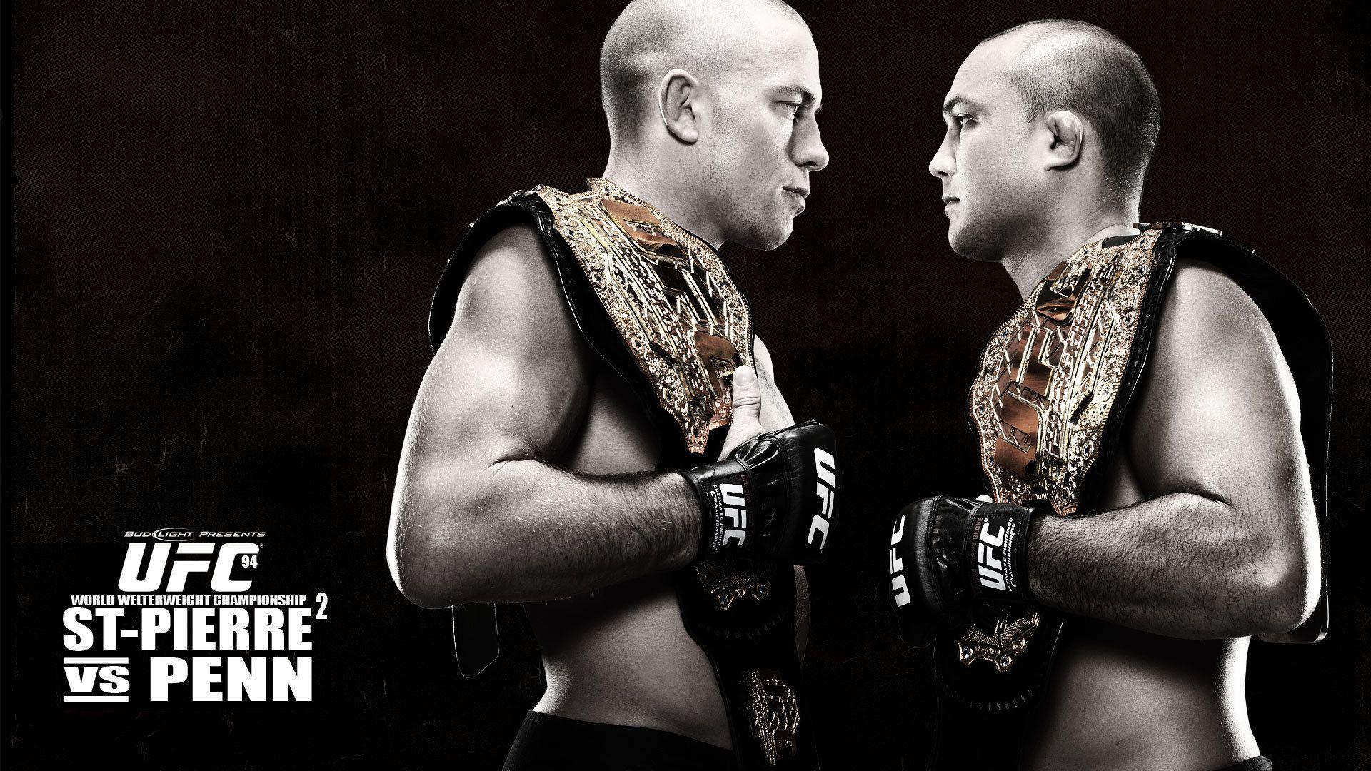 UFC George St Pierre Vs BJ Penn Fight 1920x1080 HD UFC