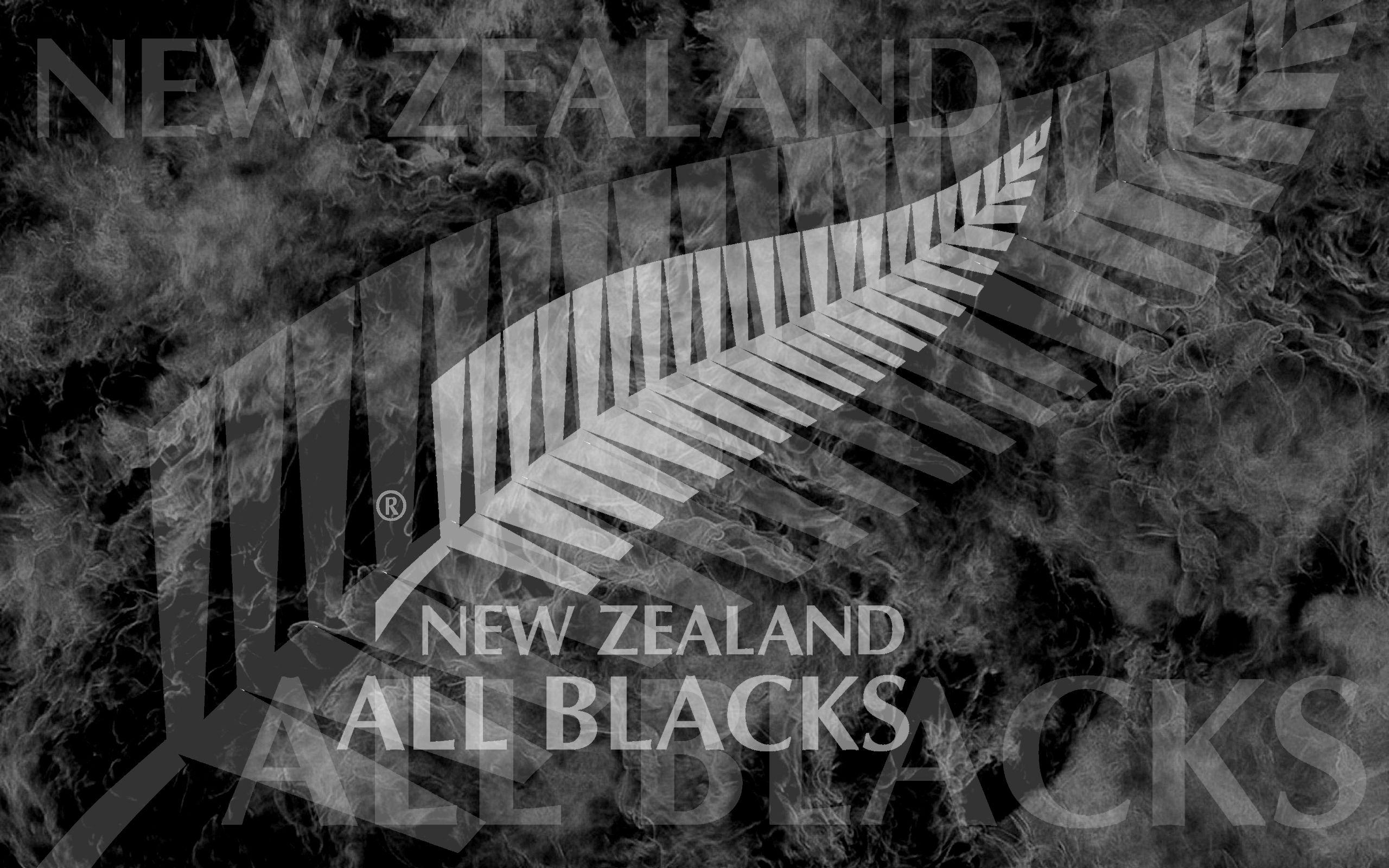 All Sizes New Zealand All Blacks Flames Wallpaper