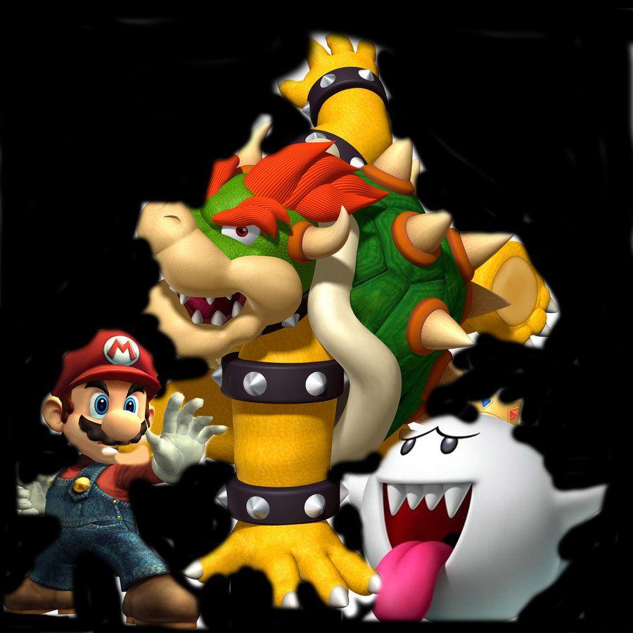 Mario Vs Bowser + King Boo