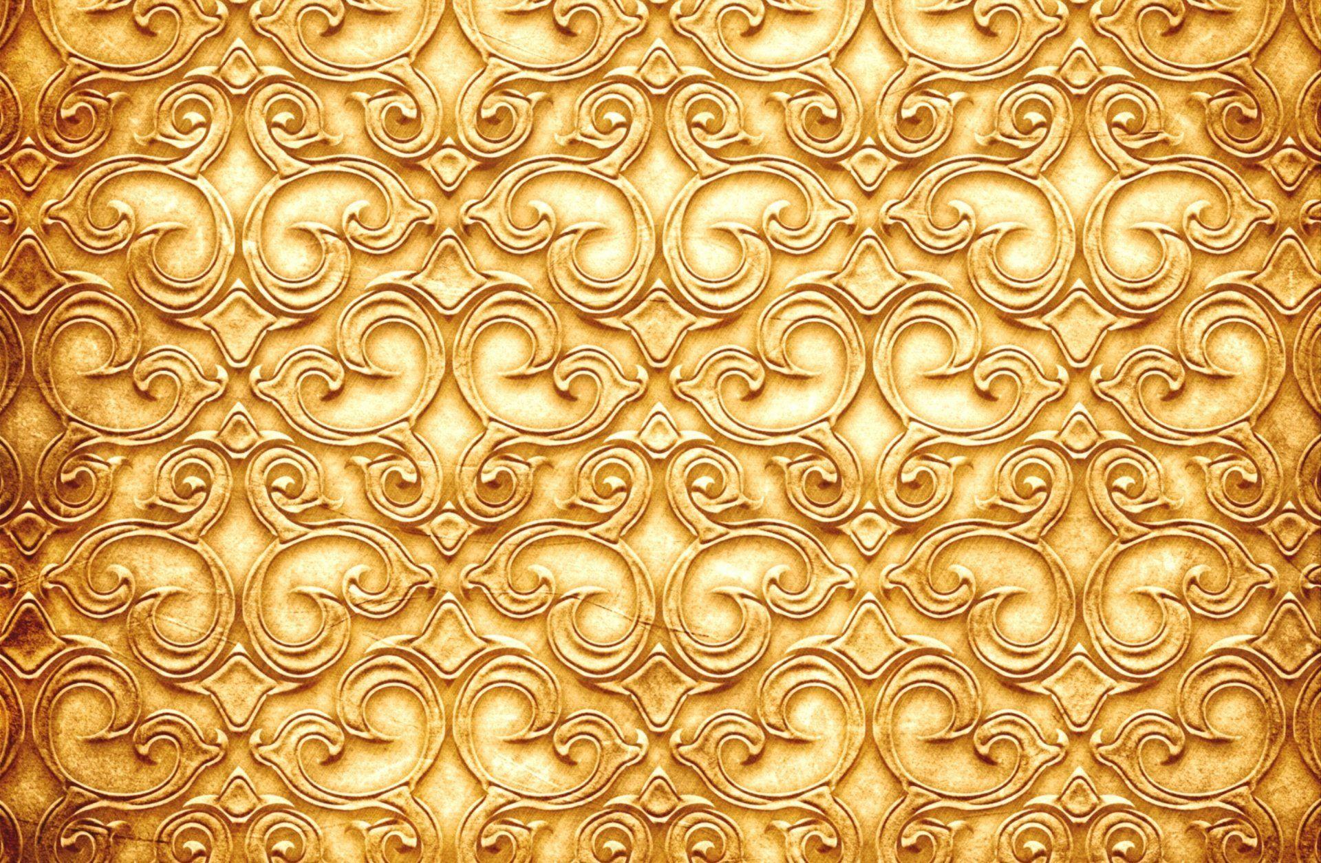 textures pattern branches golden color HD wallpaper