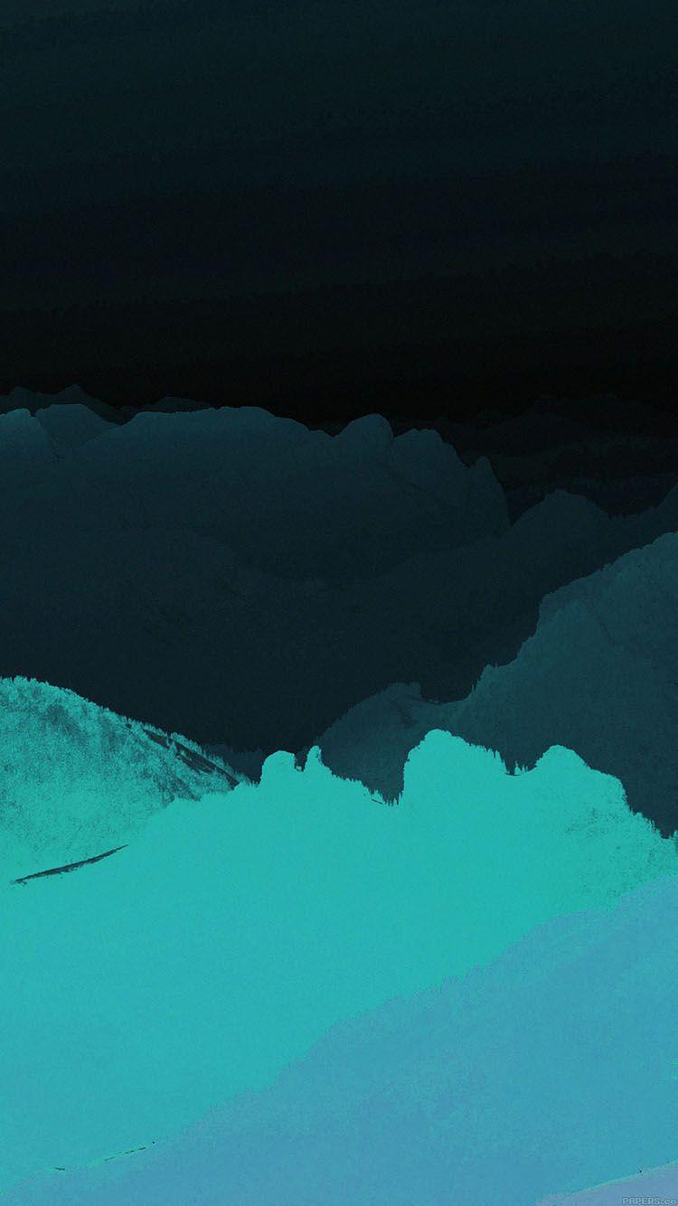 iPhone 6 Wallpaper dark blue mountains