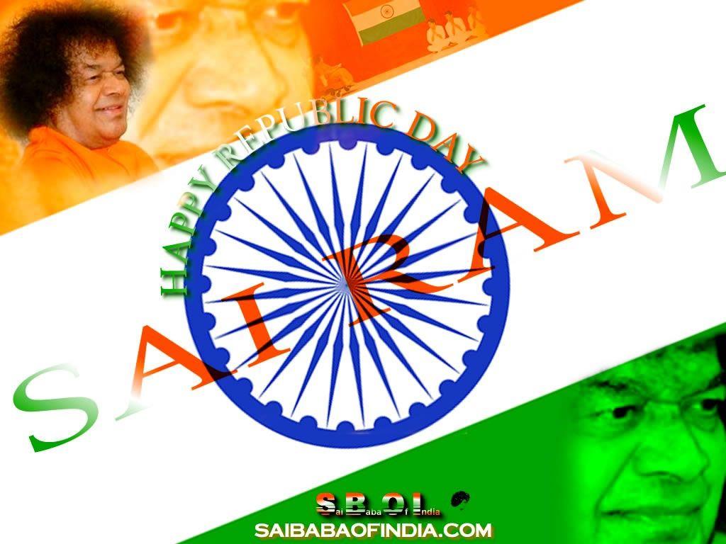 Republic Day 26th jan. in Prasanthi Nilayam