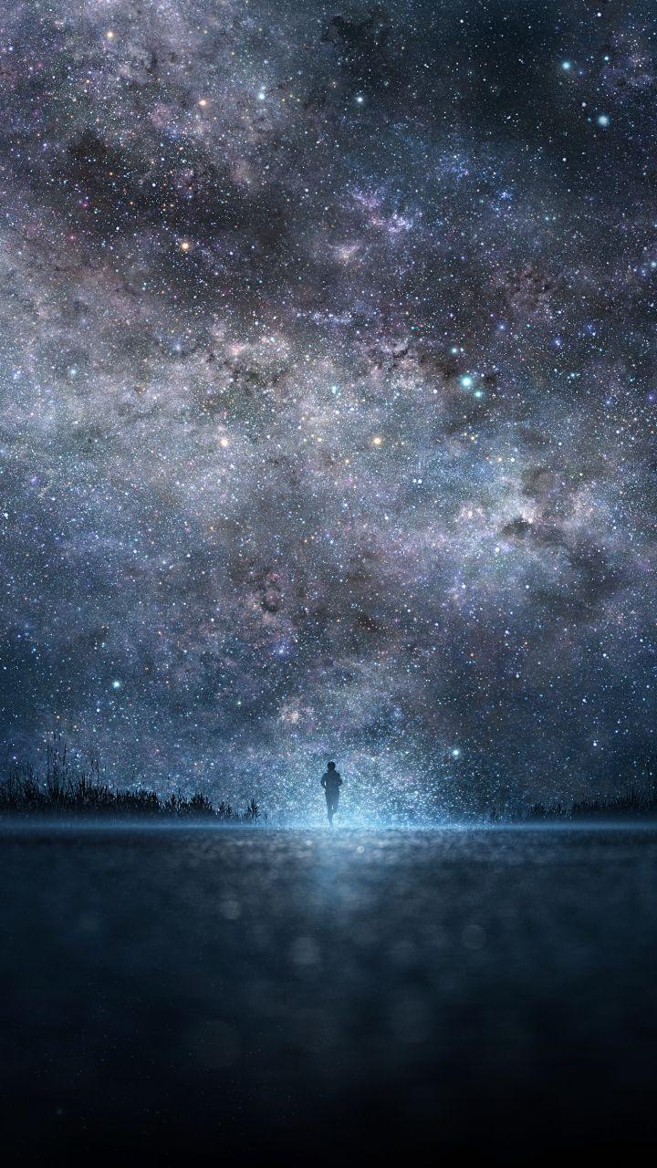 Wallpaper.wiki Star Art Sky Night People Galaxy S3 Space Wallpaper