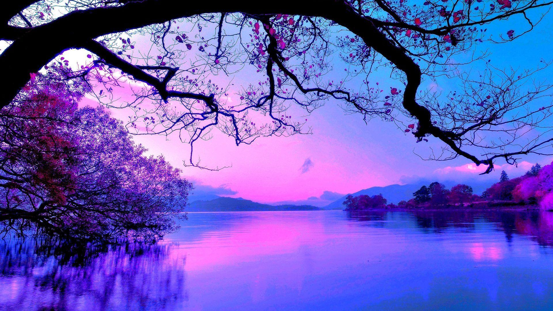 Sunset: Heavenly Sunset Colorful Lakes Sky Sunsets Twilight