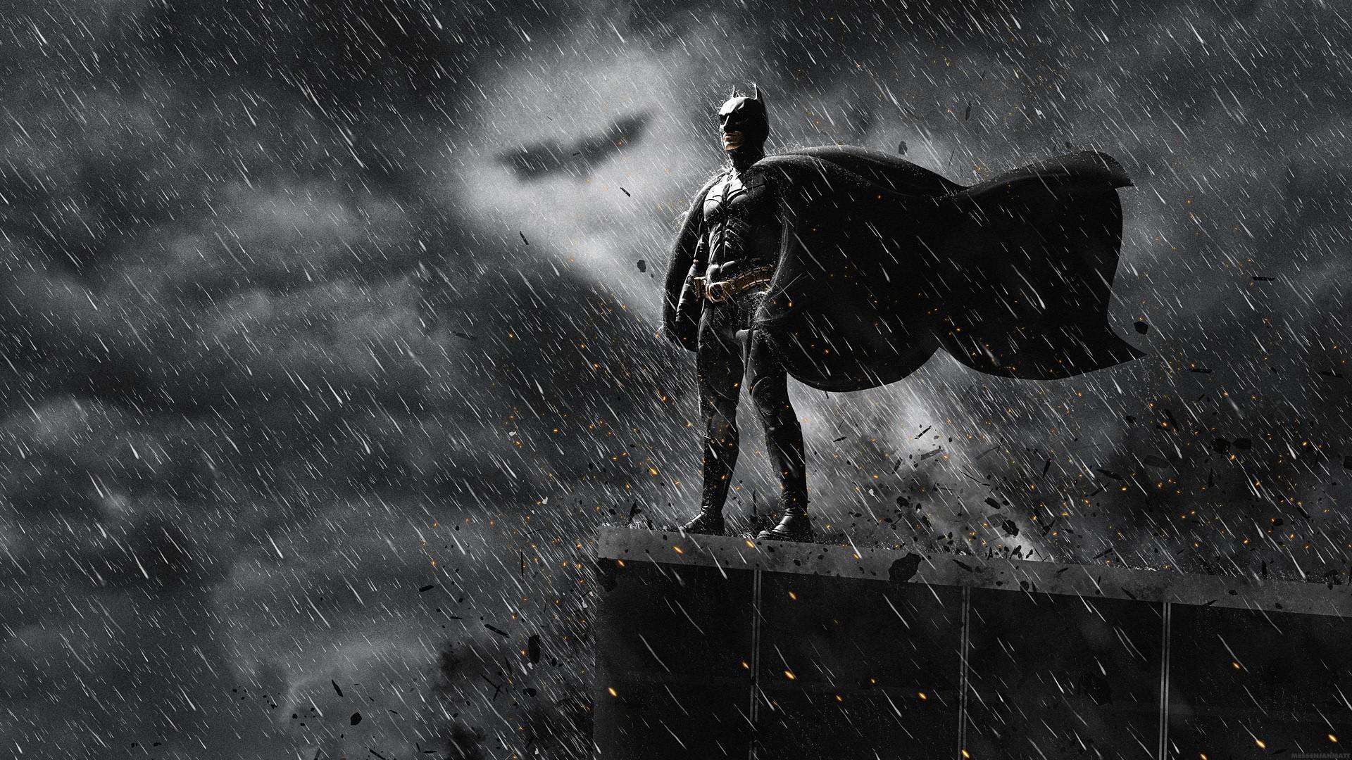 Batman movies rain the dark knight rises wallpaper