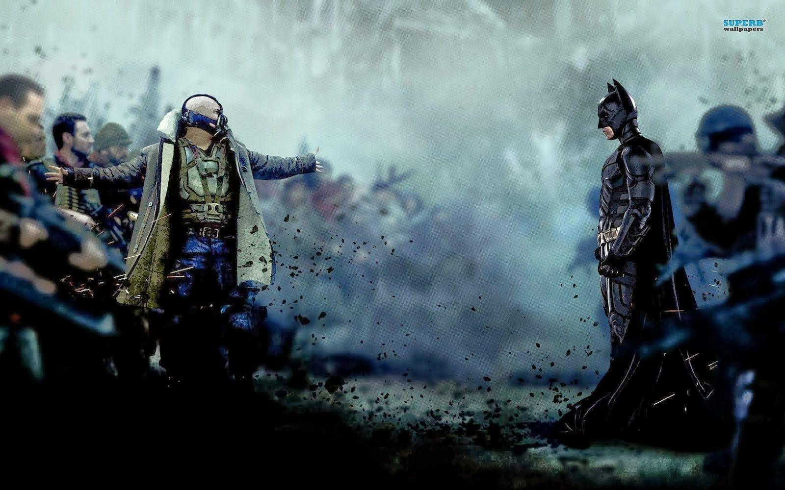 BANE AND BATMAN THE DARK KNIGHT RISES FREE WALLPAPERS