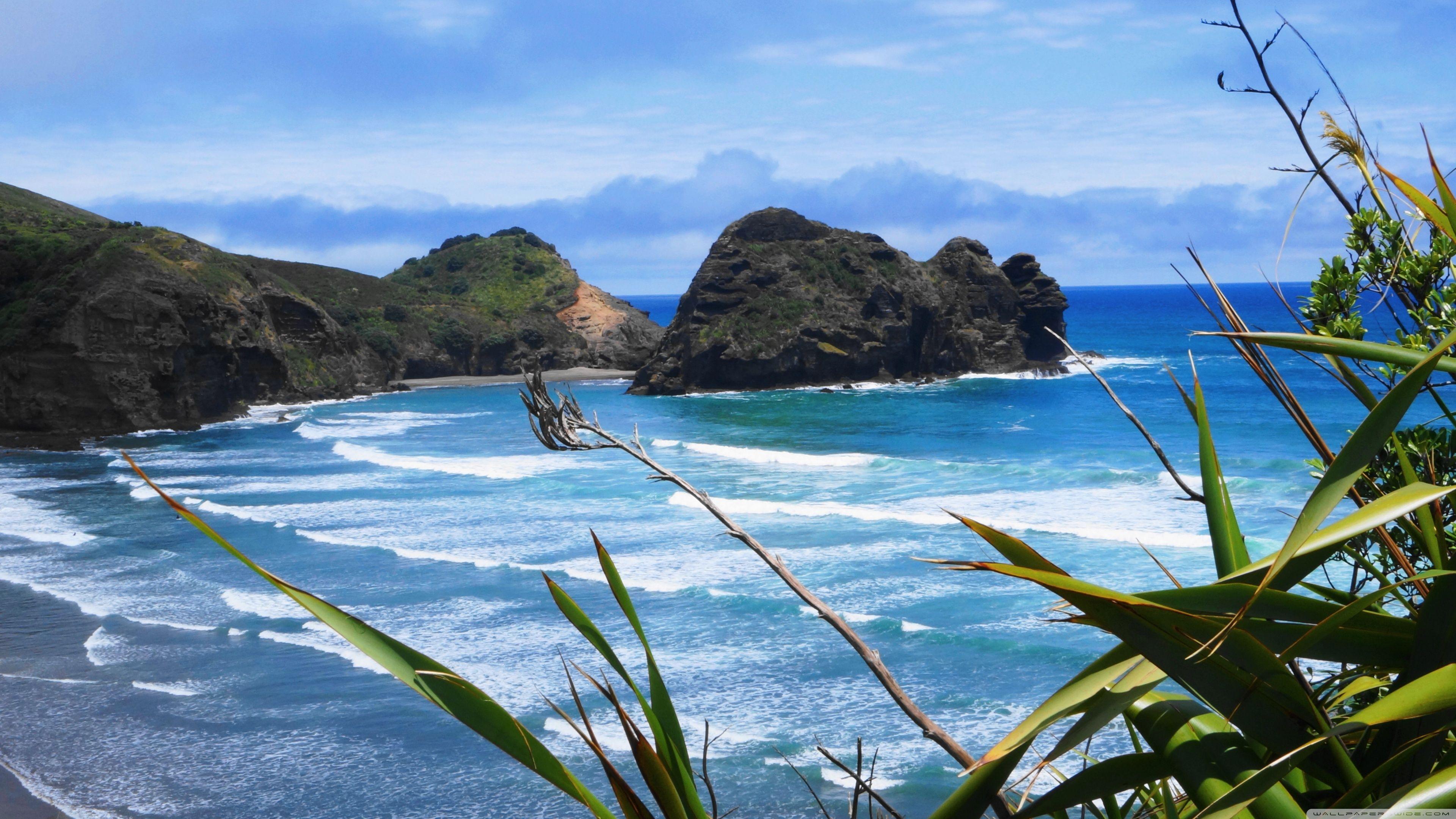 Piha Beach, New Zealand ❤ 4K HD Desktop Wallpaper for 4K Ultra HD