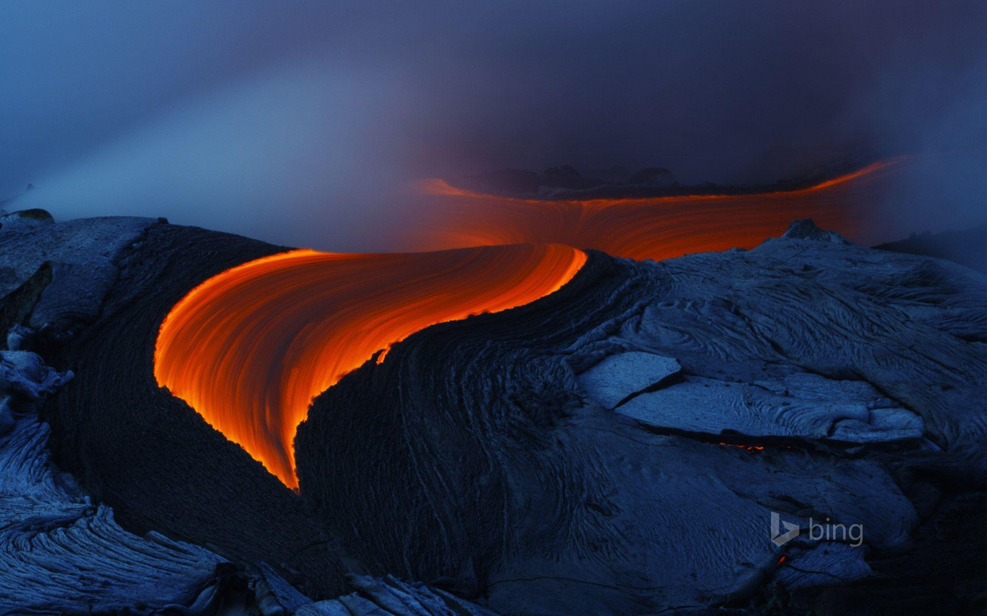 Lava From Kilauea Volcano In Hawaii © Toshi Sasaki Getty Image