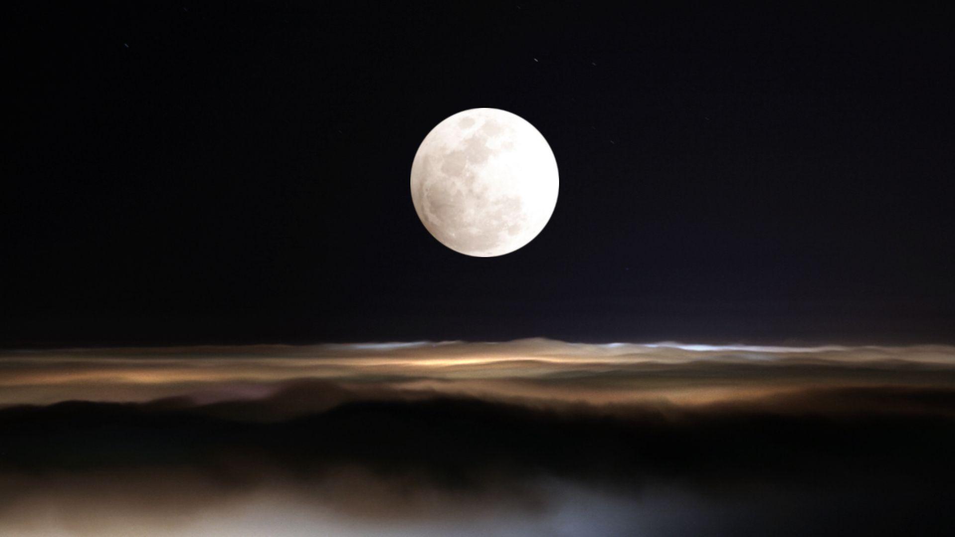 Full Moon Night Full HD Wallpaper and Background Imagex1080