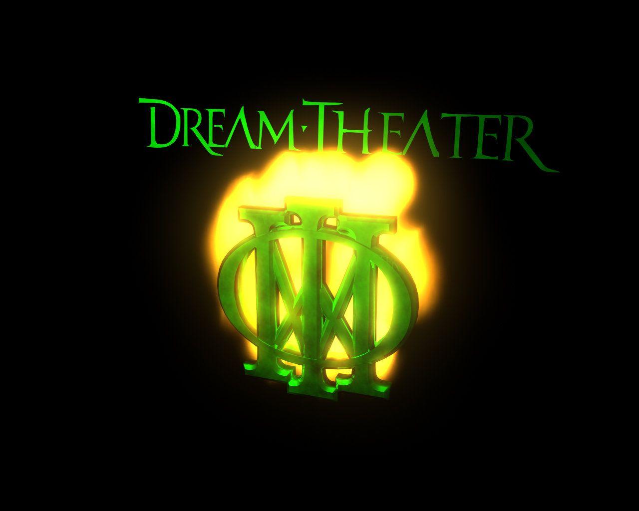 Dream Theater Logo On Fire