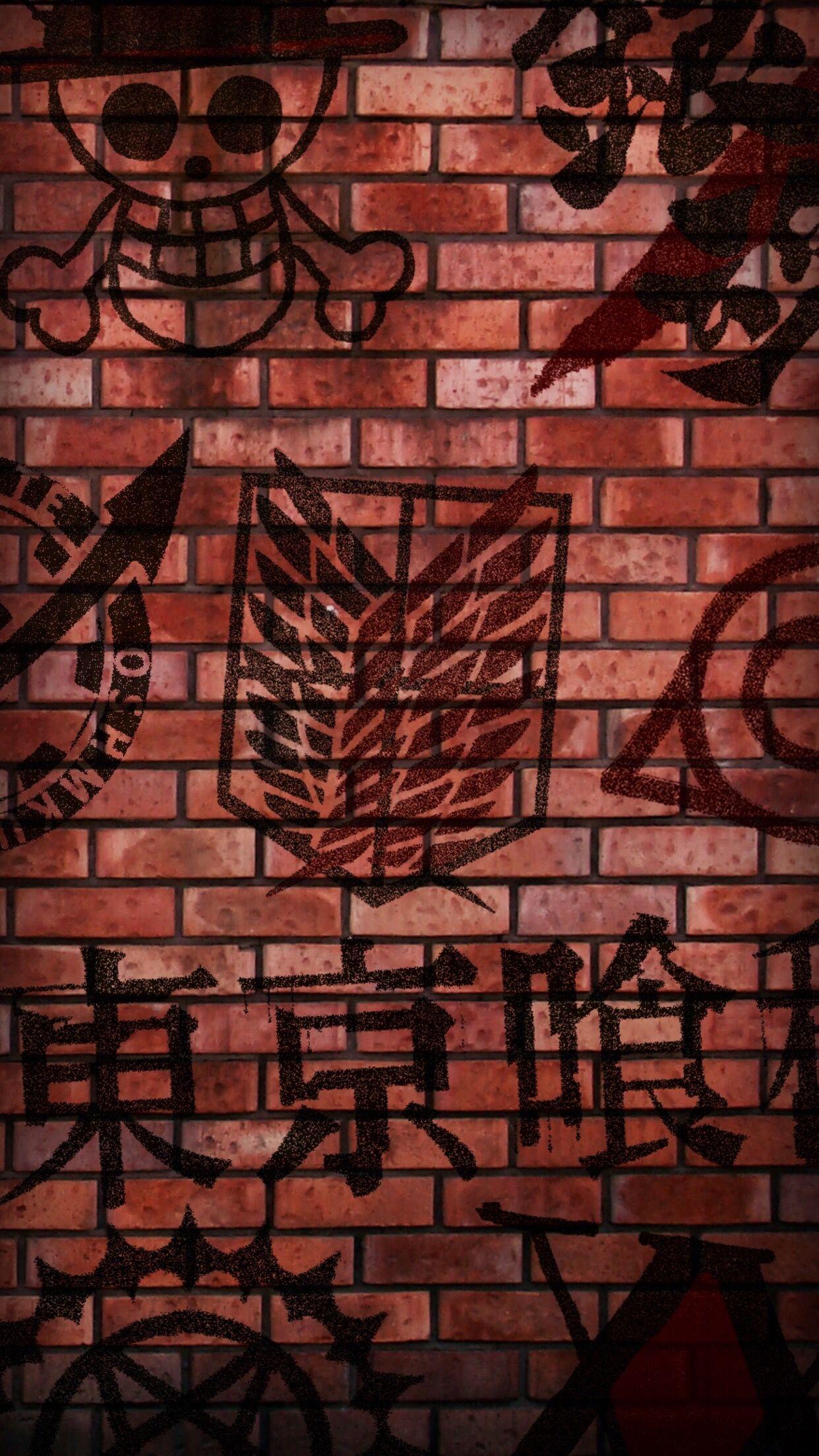Anime Symbols iPhone Wallpaper. My Art. Anime