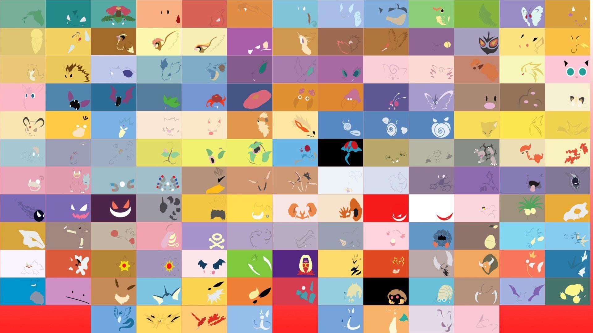 pokemon minimalism textures flowers the cell picture symbol game