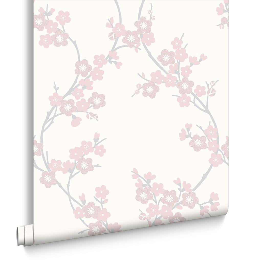 Cherry Blossom Soft Pink Wallpaper. Graham & Brown