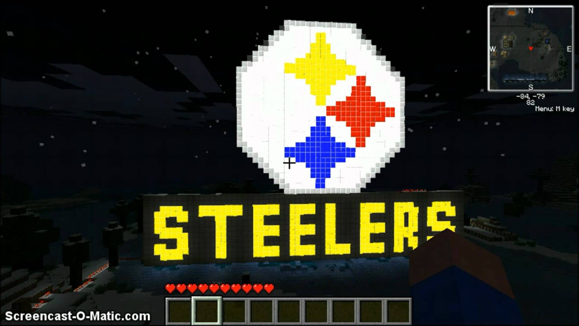 minecraft: steelers logo