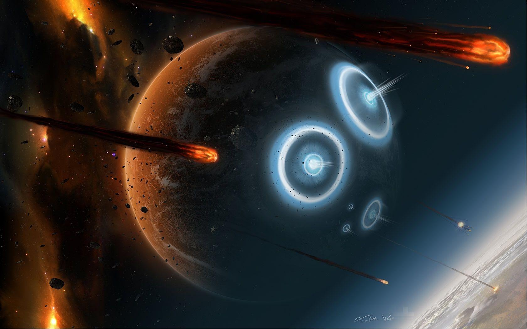 Epic Space War Wallpaper Picture #Pc1. Awesomeness