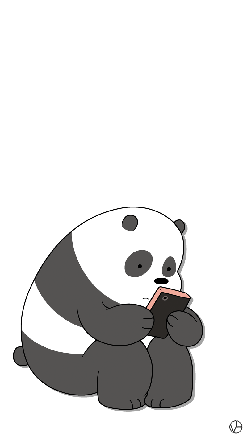 panda we bare bears cartoon network cn panda lockscreens lockscreens