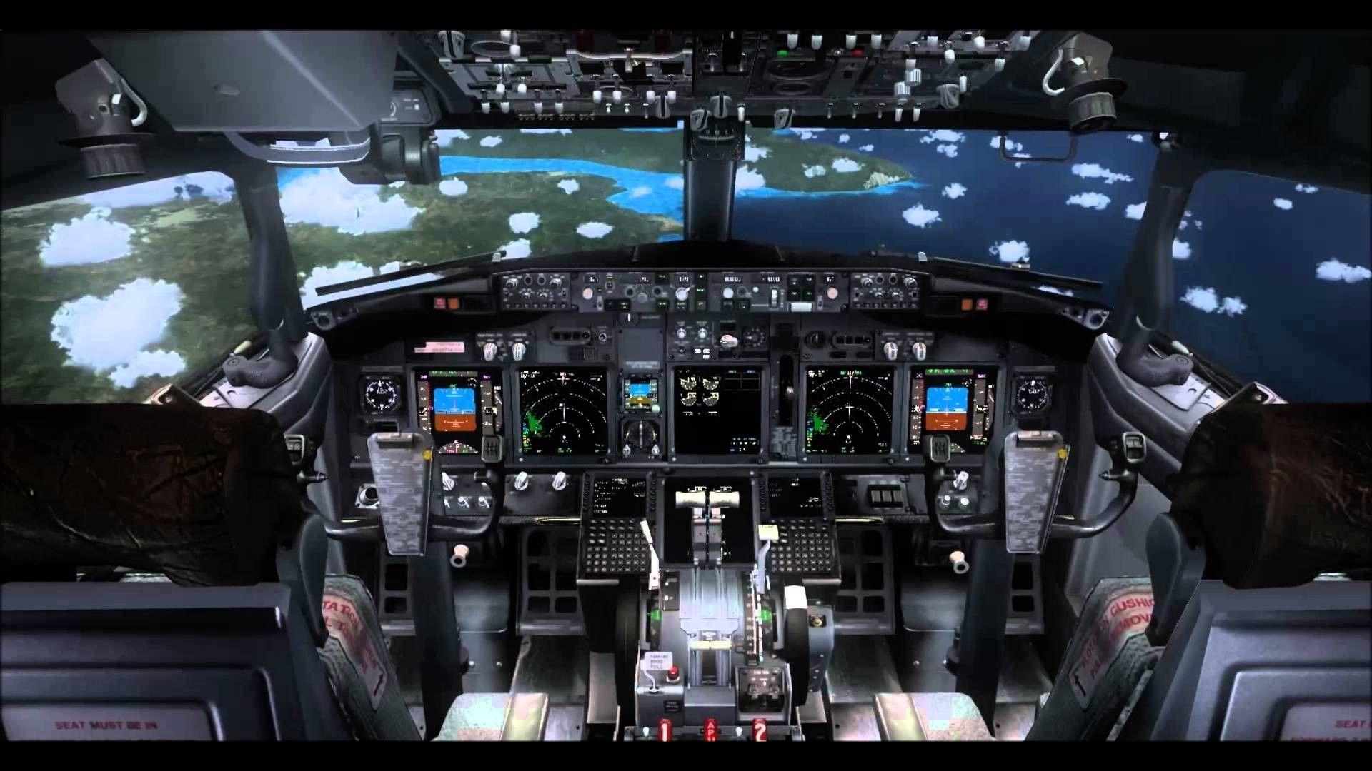 boeing 737 cockpit wallpaper