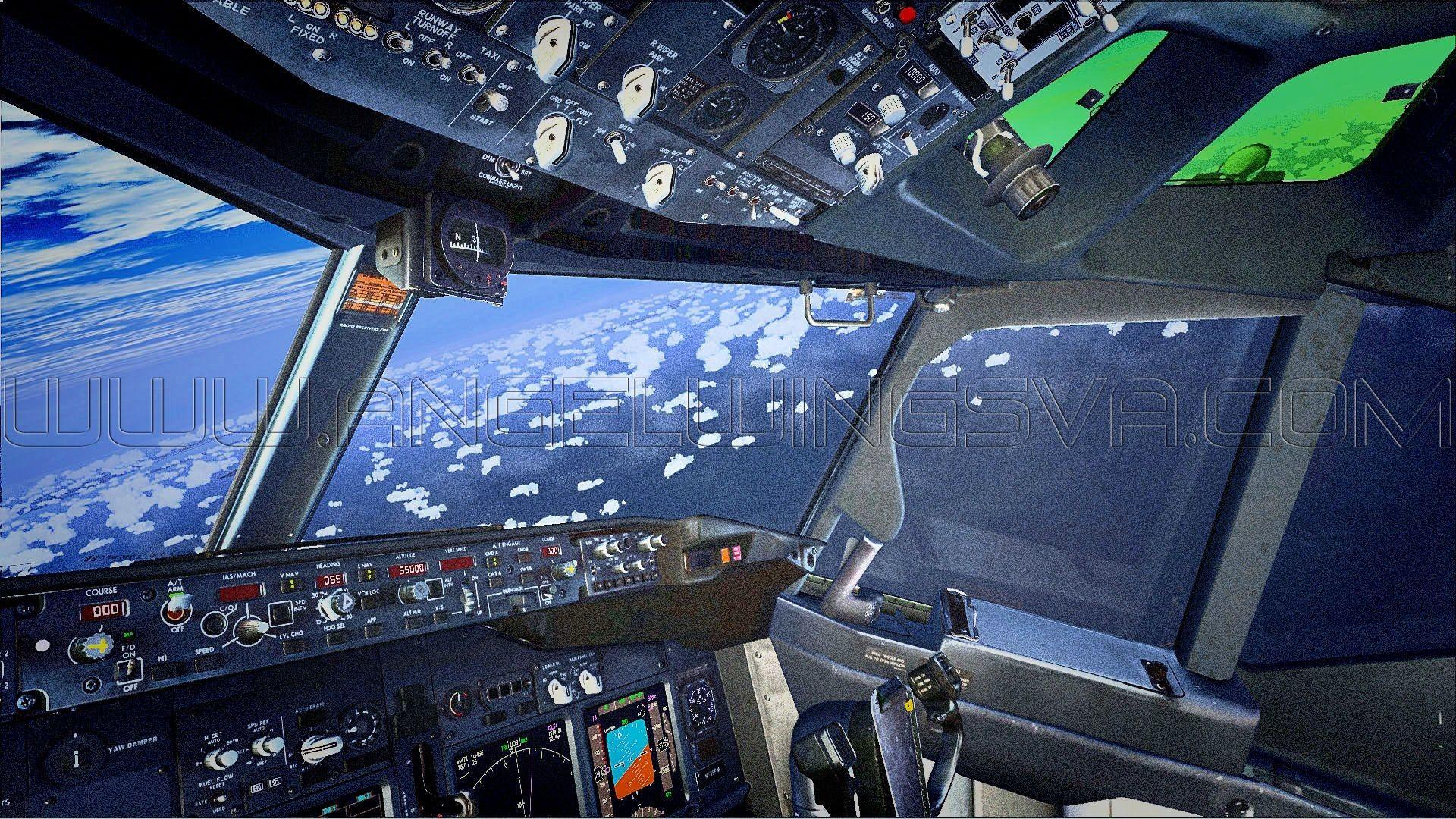 Boeing 737 Cockpit Wallpaper
