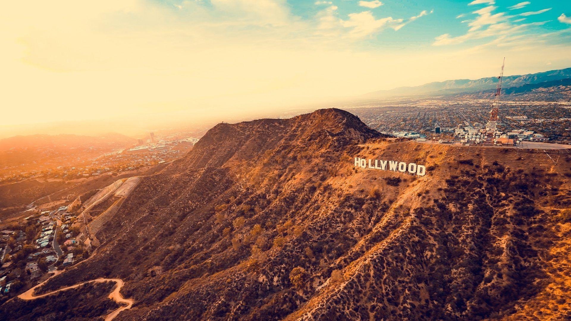 Nature HD Image Wallpaper hollywood mountains los angeles 115140