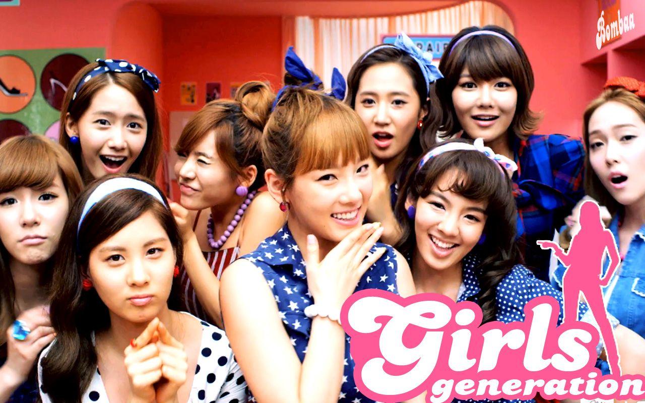 Cute face Expression of SNSD Wallpaper. SNSD Artistic Gallery