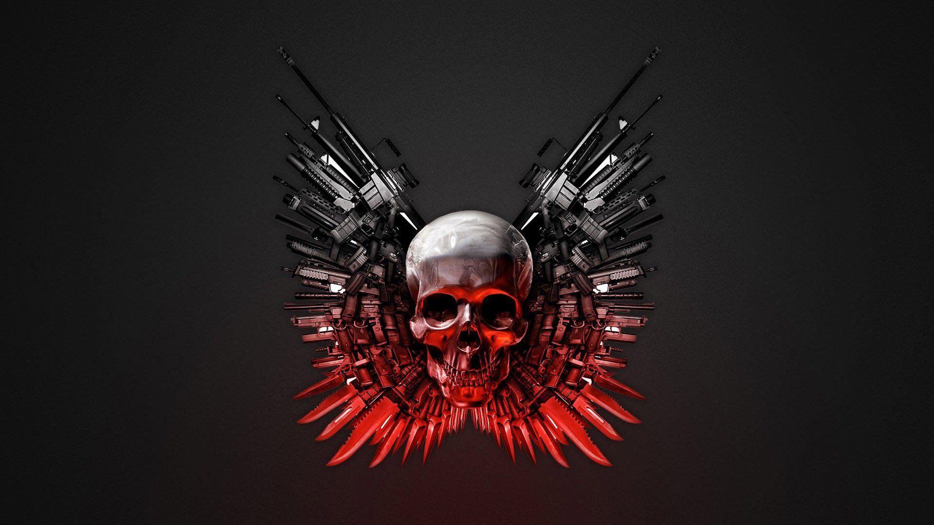 3D Skull Wallpaper