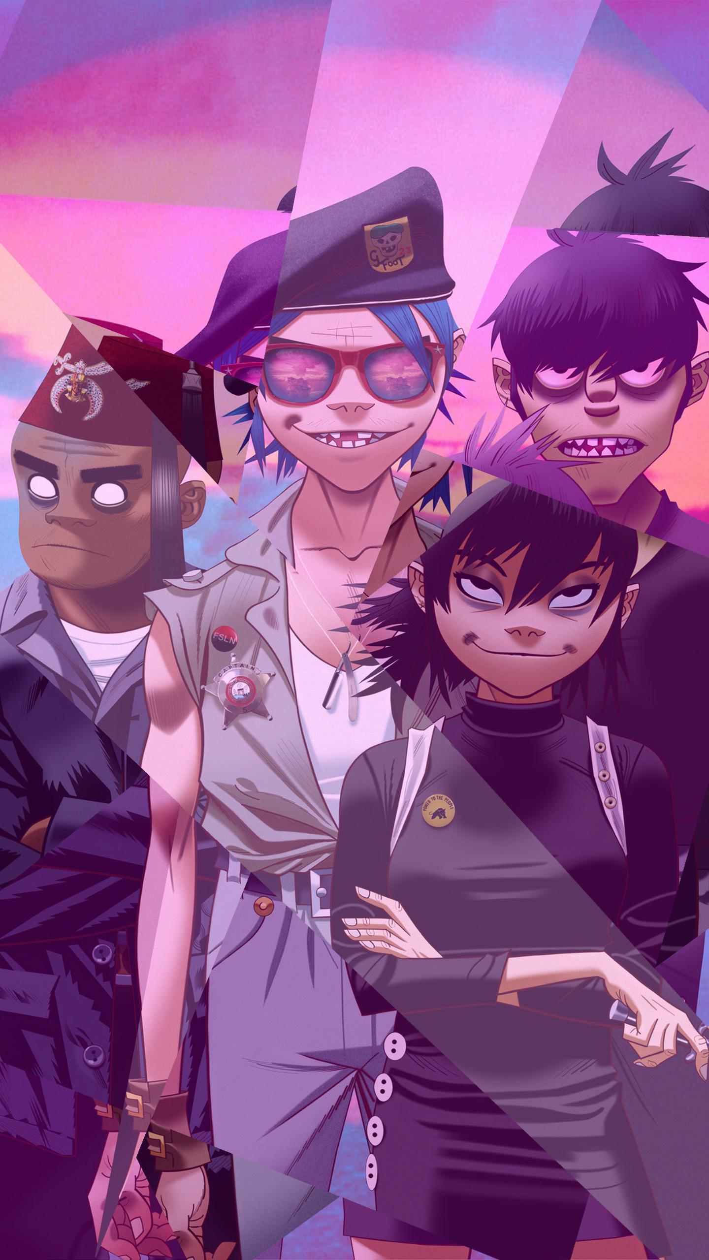 Made a Gorillaz mobile wallpaper from the image from the NY Times