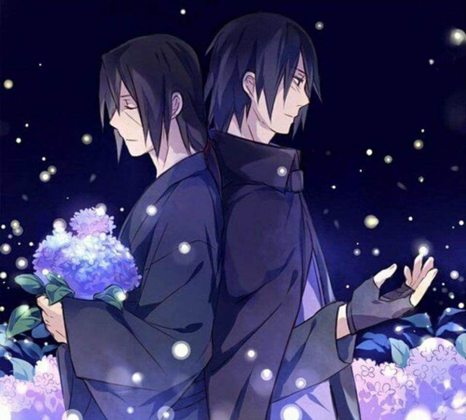 Itachi and Sasuke Uchiha Wallpaper #Beautiful #Sacrifice #Brothers