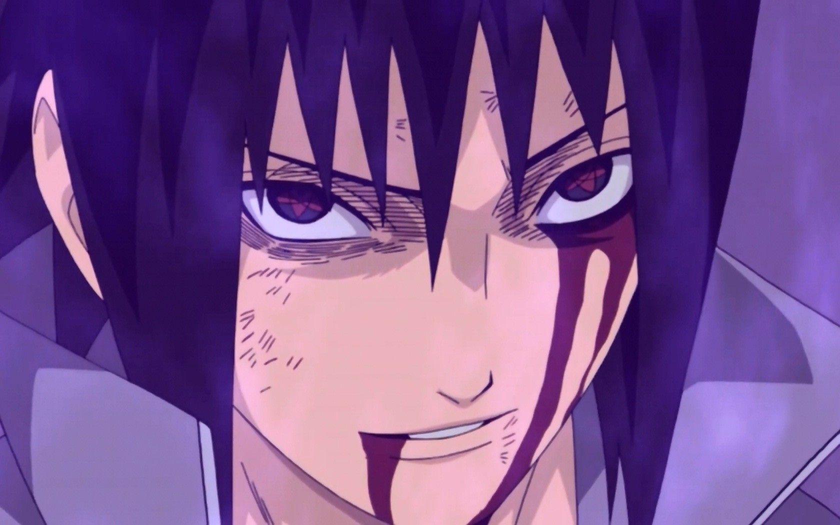 Uchiha Sasuke Naruto Shippuden Sharingan Darkness wallpaper. Sasuke
