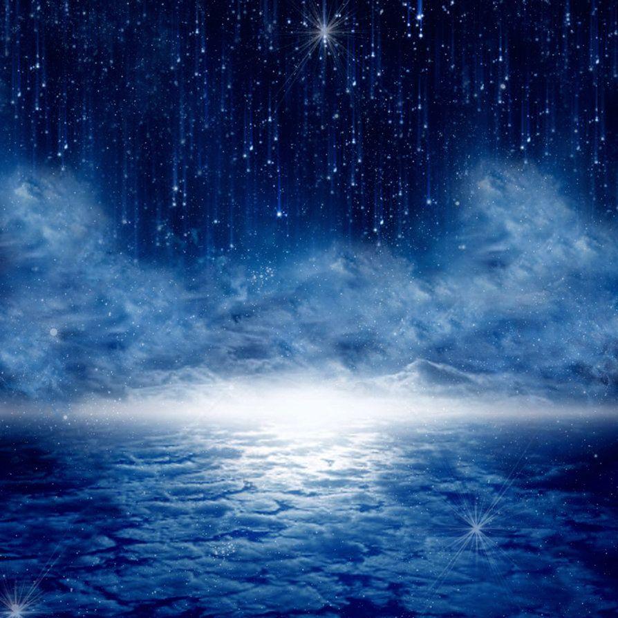Premade Background Starry Night Sky By KarahRobinson Art