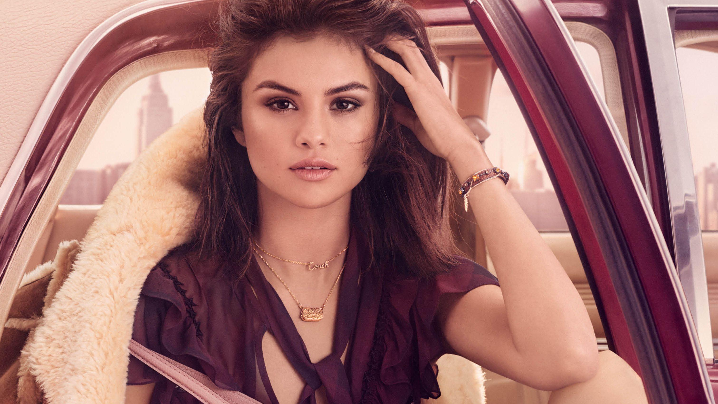 Wallpaper Selena Gomez, Coach Campaign, Celebrities