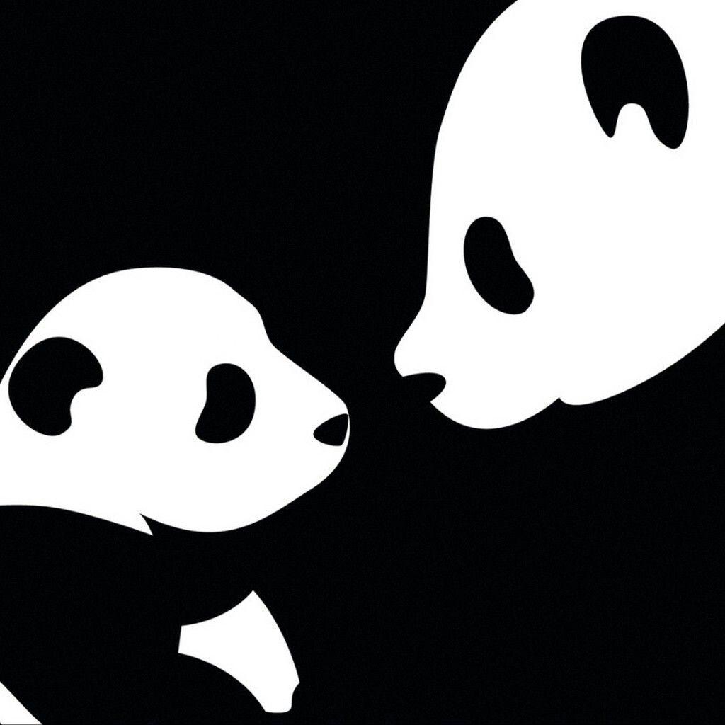 Black And White Panda Wallpapers - Wallpaper Cave