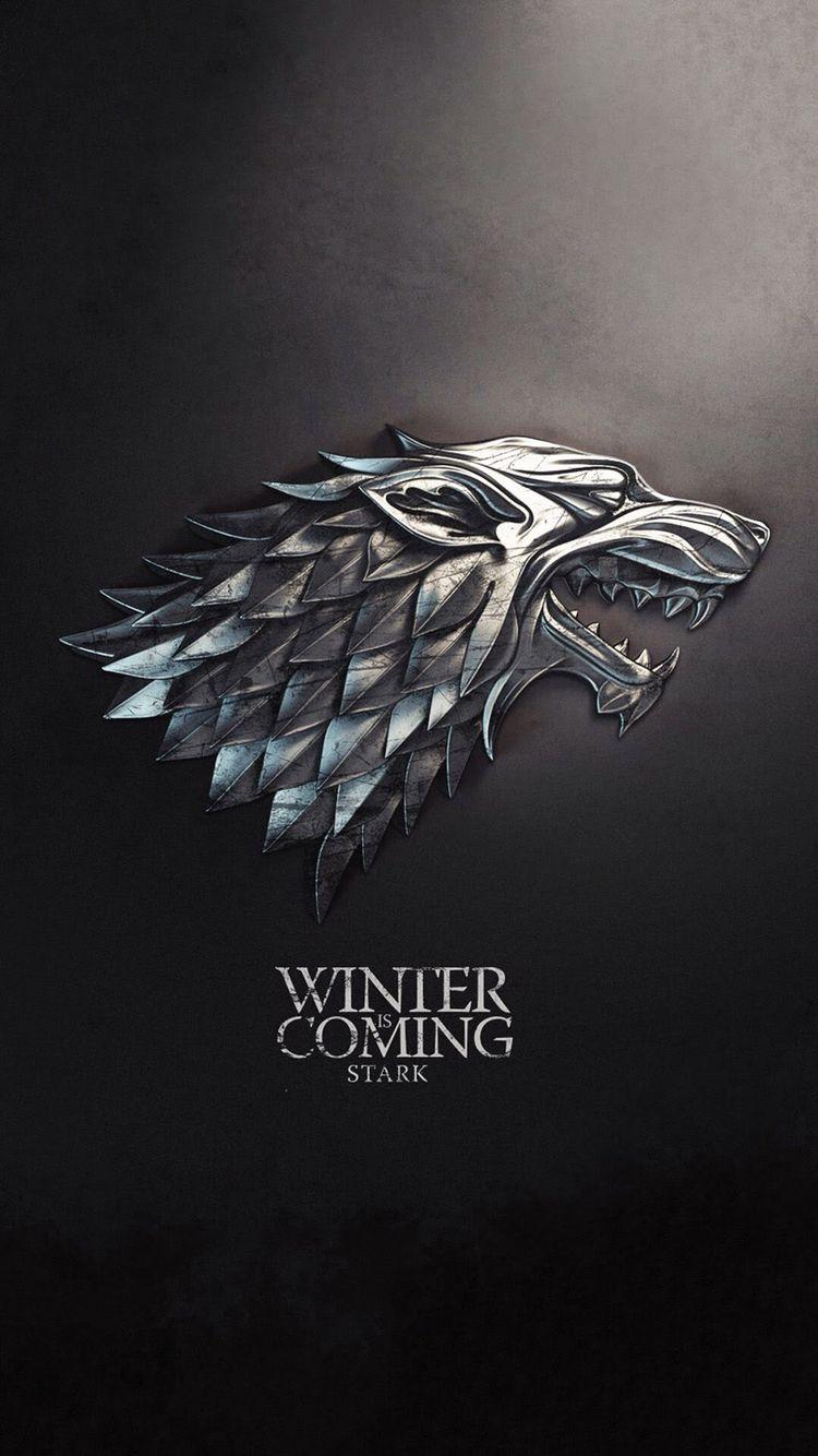 iPhone, Winter is Coming, Game of Thrones, Black