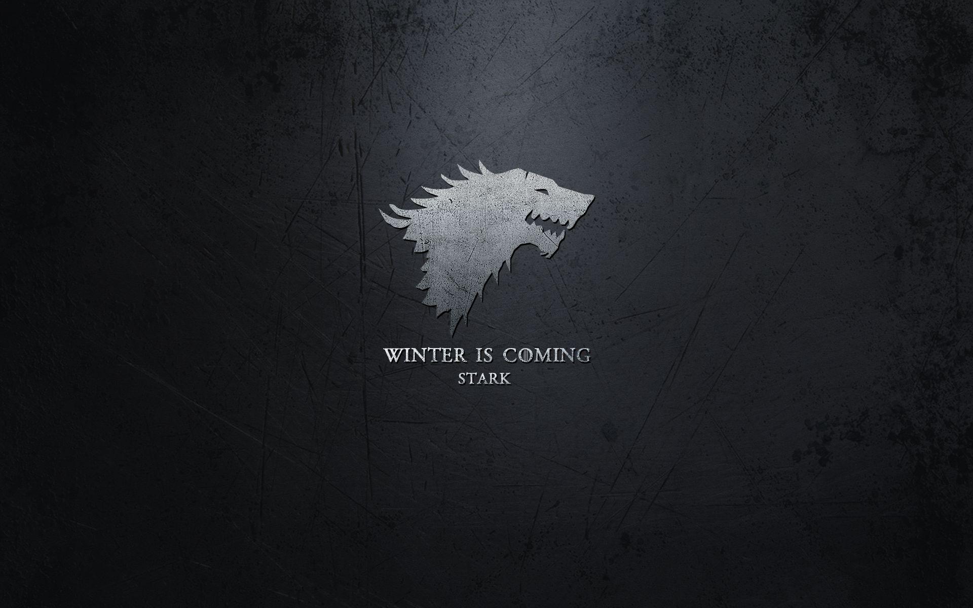 Winter Is Coming House Stark Desktop Wallpaper