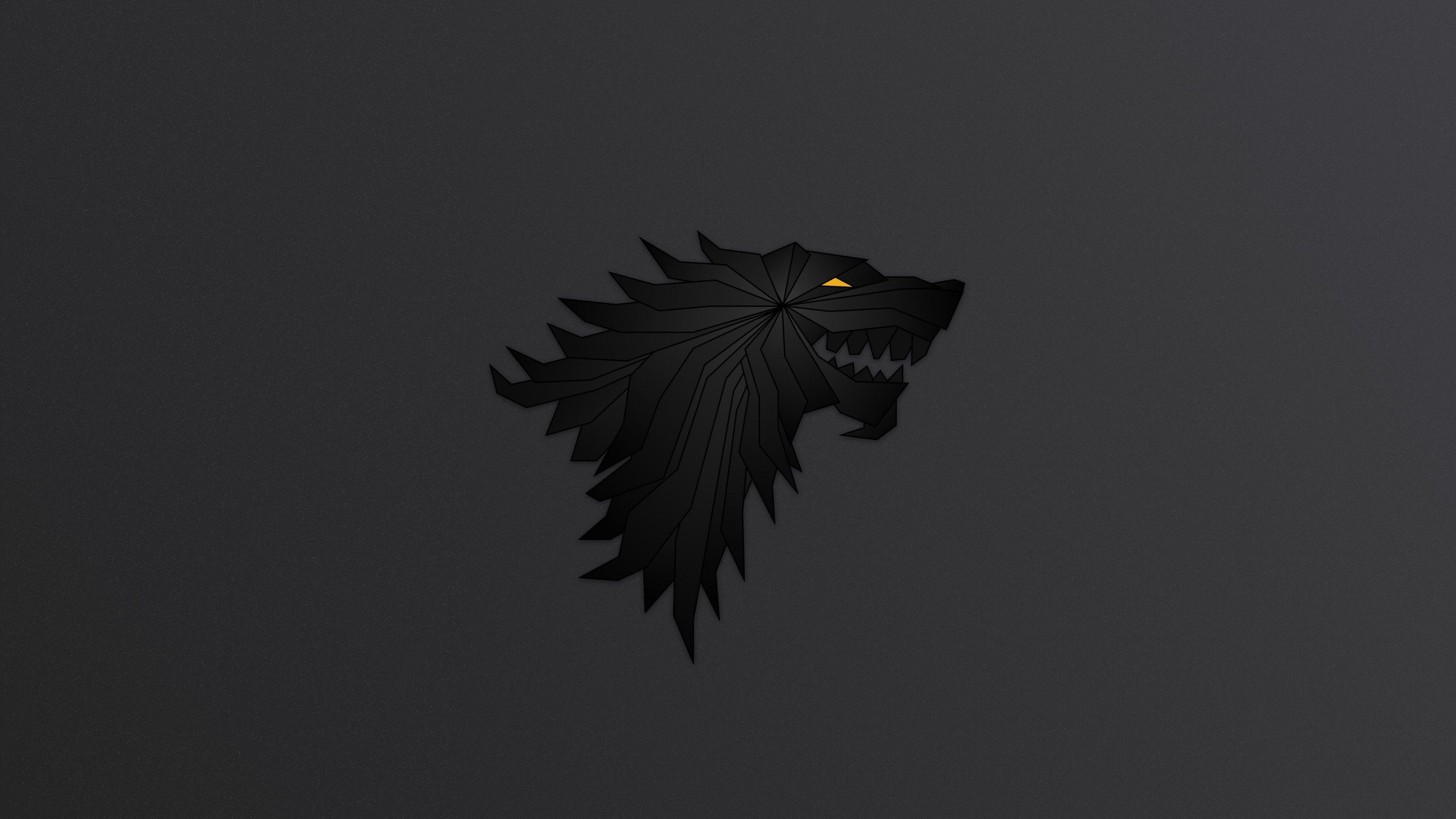 House Stark Game Of Thrones Minimalism, HD Tv Shows, 4k Wallpaper