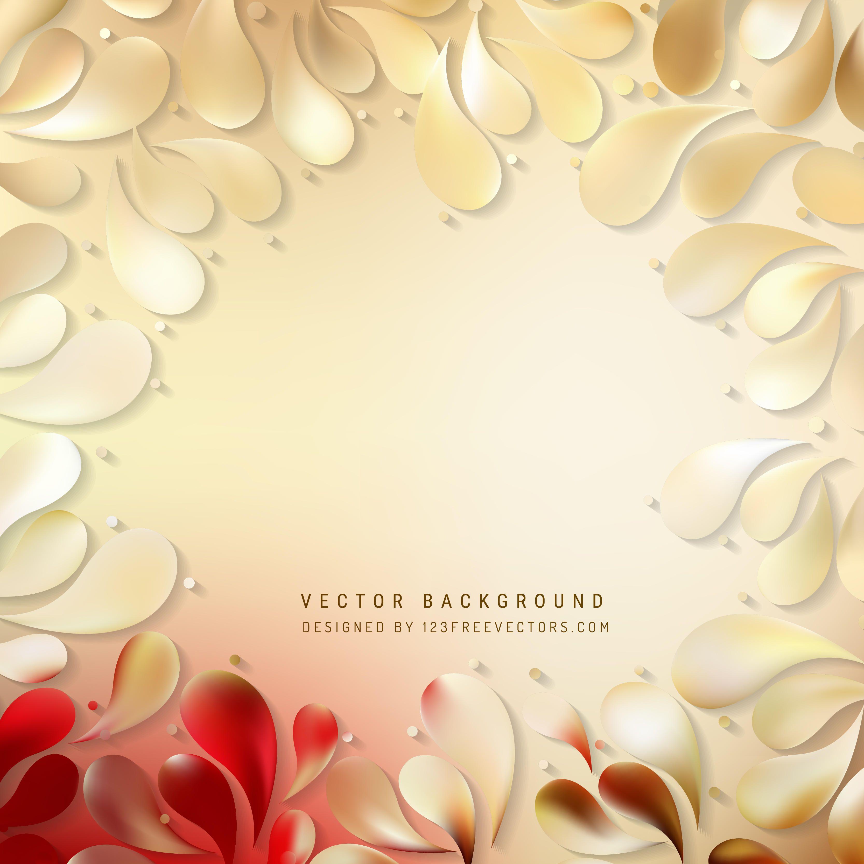 Abstract Floral Drops BackgroundFreevectors