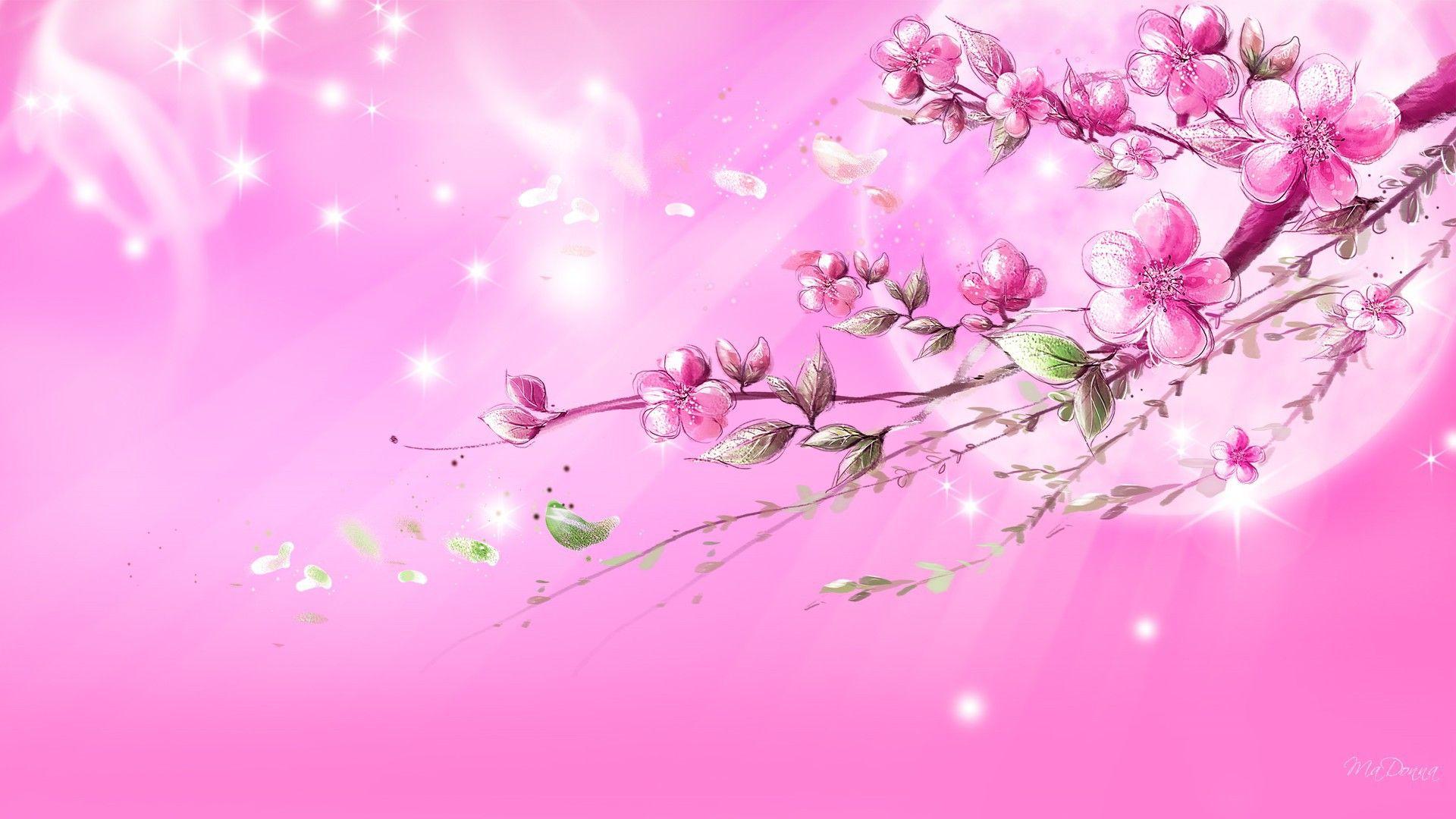 Dream In Pink Background Flower